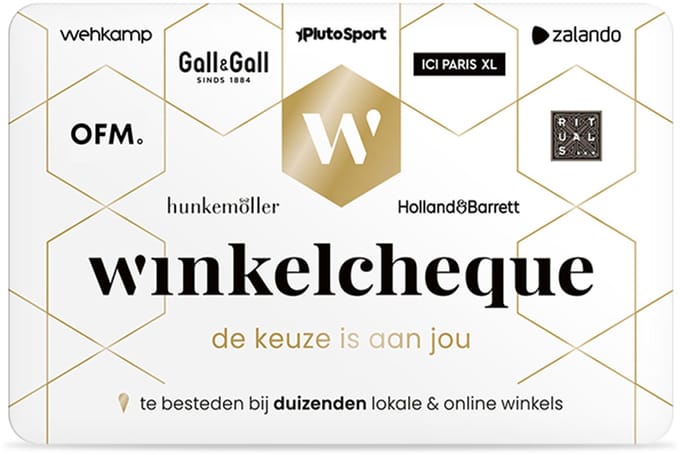 Winkelcheque - Waarde €50,00 - Dé winkel cadeaukaart - Besteed bij duizenden winkels en webshops