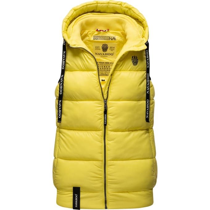 Navahoo Dames Gewatteerde Bodywarmer Kassidy – Licht & Modern met Capuchon