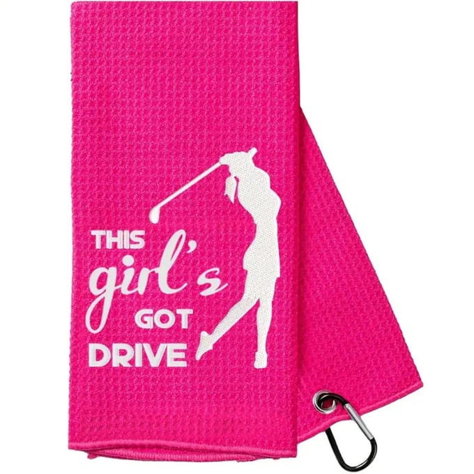Nivard Golf Handdoek - Golfhanddoek - Golf Accessoires - Towel - Comfortabel - Grappige Tekst