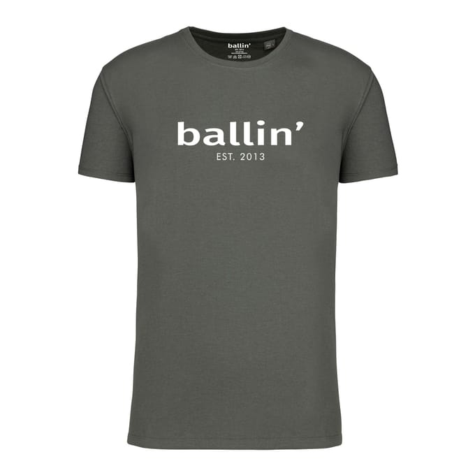 Ballin Est. 2013 - Heren Tee SS Regular Fit Shirt - Groen - Maat M