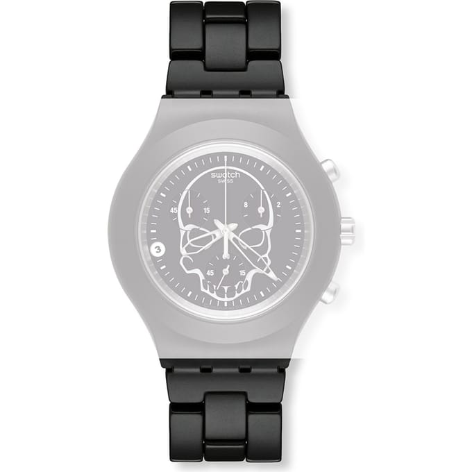 Swatch Mixed Materials - Diaphane - SVA/SVB/SVC/SVD ASVCF4001AG SVCF4001AG Full-Blooded Black Skull band
