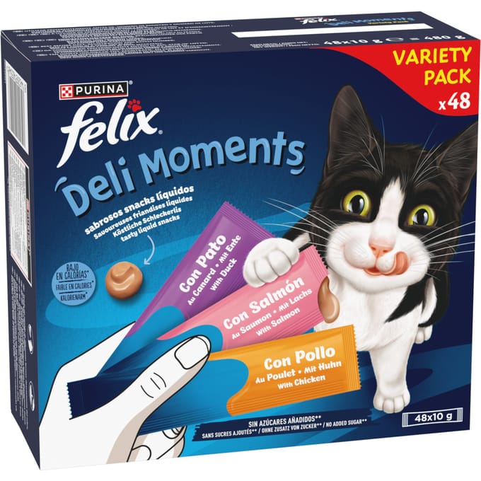 48x 10g Felix Deli Moments Multipack Katten­snoepjes