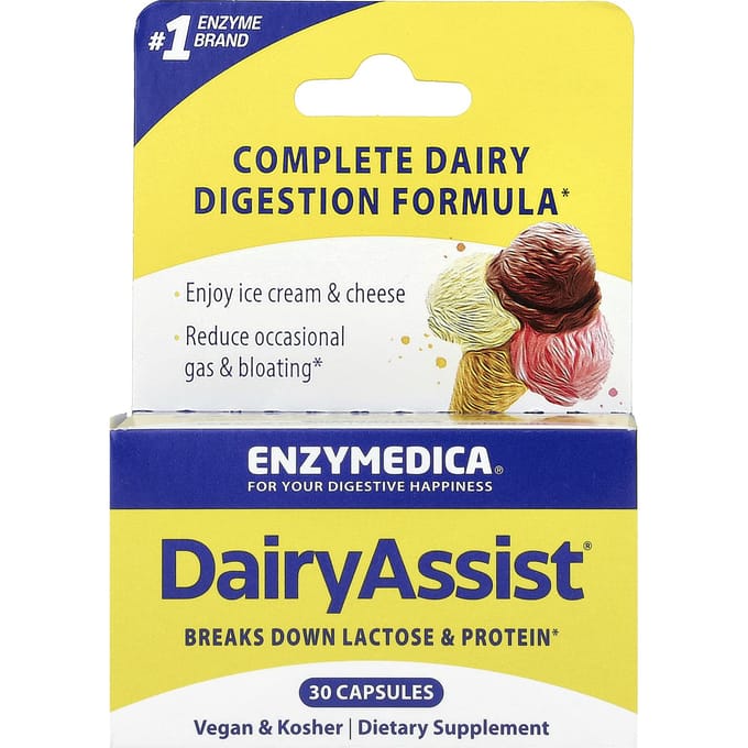 DairyAssist van Enzymedica - 30 capsules