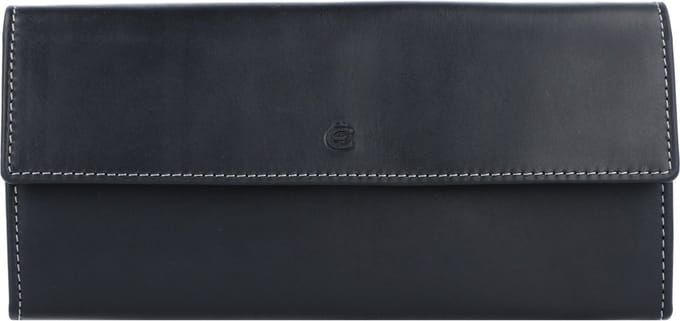 Esquire Dallas Portemonnee Leer 18 cm - Dames - Horizontaal - schwarz