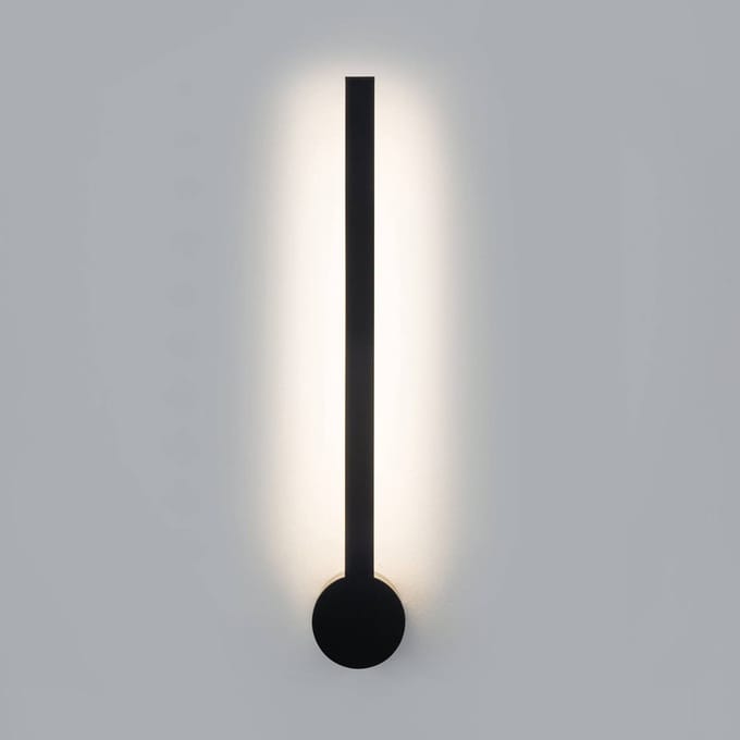 Forlight LED badkamer wandlamp Passeggio Nova, 40 cm, zwart
