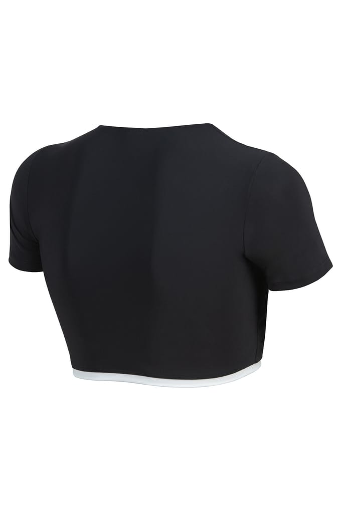 Arena Wo Contrast Beach Top Black-off White Größe: L | Bikinis Outlet | Damen | Weiß