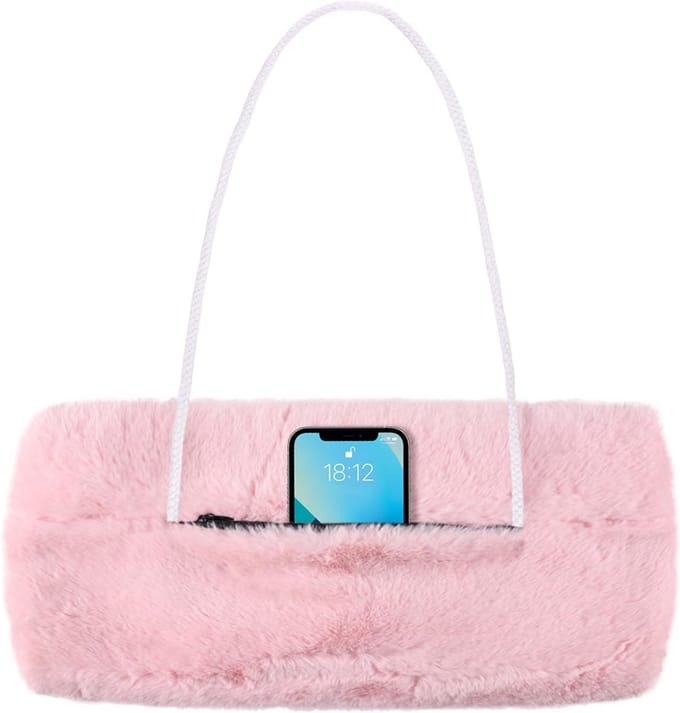 Luxe Pluche Handwarmer voor Dames - Waterafstotend met Buitenzak