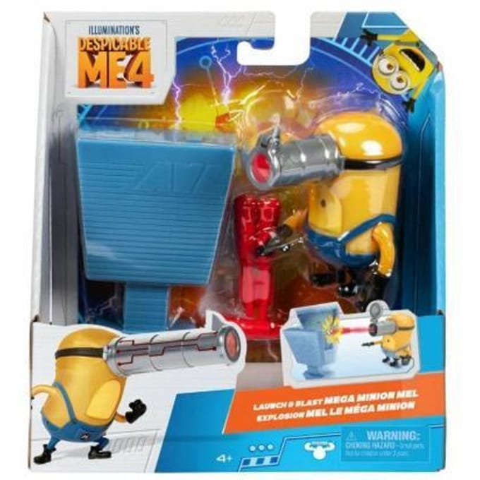 Despicable Me 4 - Launch & Blast Mega Minion Mel - Actiefiguur