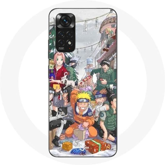 Coque pour Xiaomi Redmi Note 11S Naruto Christmas Day Anime Manga