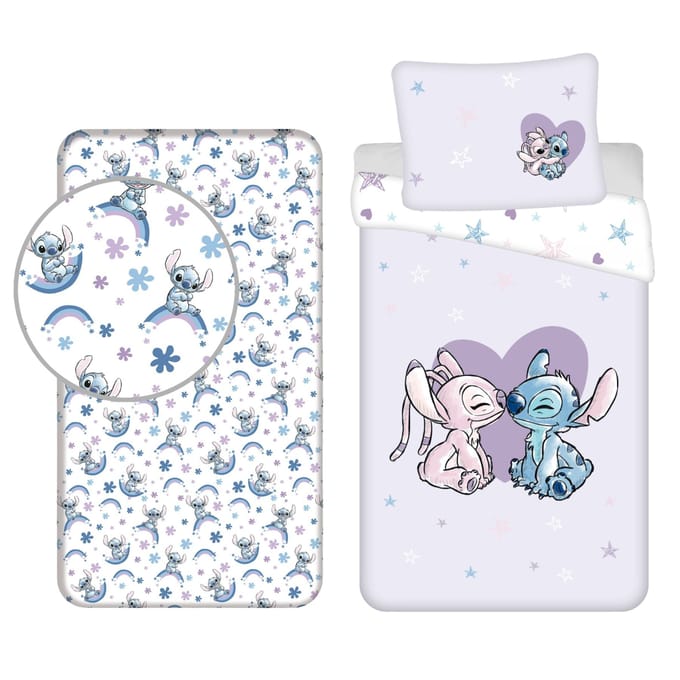 Lilo & Stitch Dekbedset - Dekbedovertrek - Hoeslaken - Kussensloop