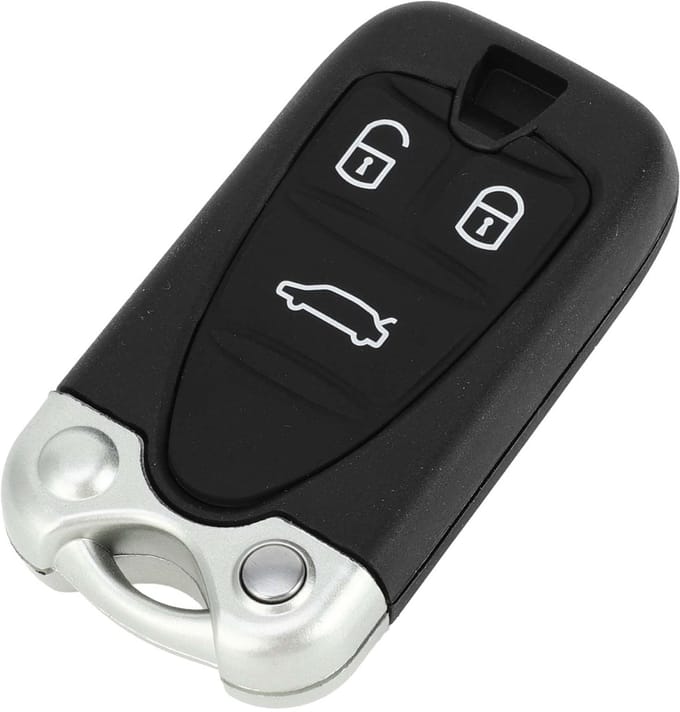 Dailygoods - Vervangende Sleutelhanger Behuizing voor Alfa Romeo 159