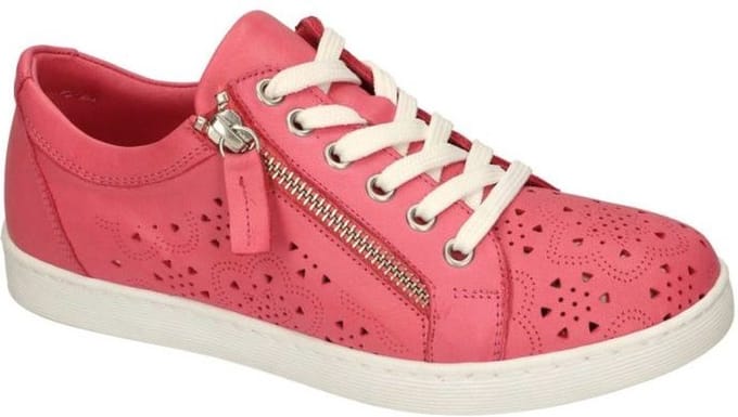 Andrea Conti -Dames - koraalrood - bottines - maat 36