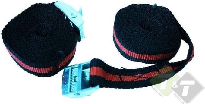 spanband 2 x 2,5 meter - sjorband - spanner - bagageband - vastzetband - spanbanden