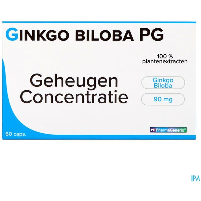 Gingko Biloba Pg Pharmagenerix Caps 60