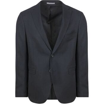 Suitable Classic Colbert Wol Blend Donkerblauw (navy) - Maat 48 - Heren blazer