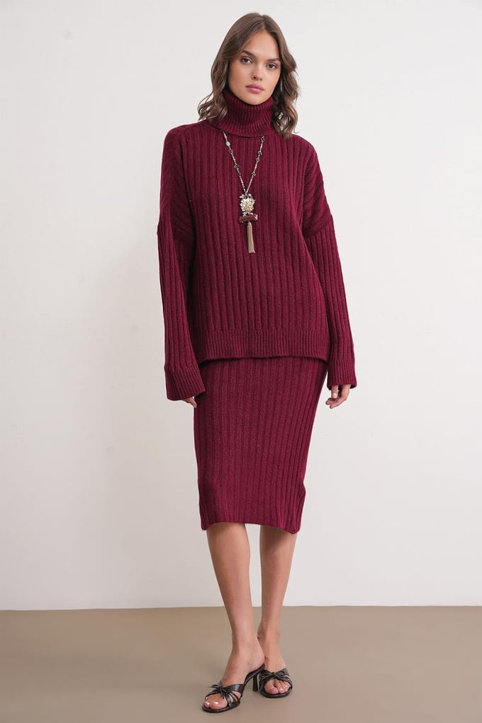 Oversized Geribde Coltrui