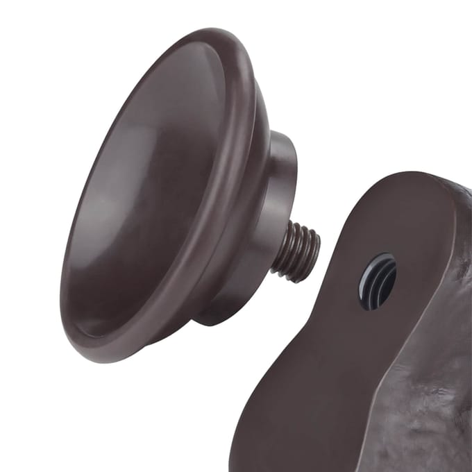LoveToy - Aftrekbare dildo 20 cm (Ø 3,8 cm) - Zwart
