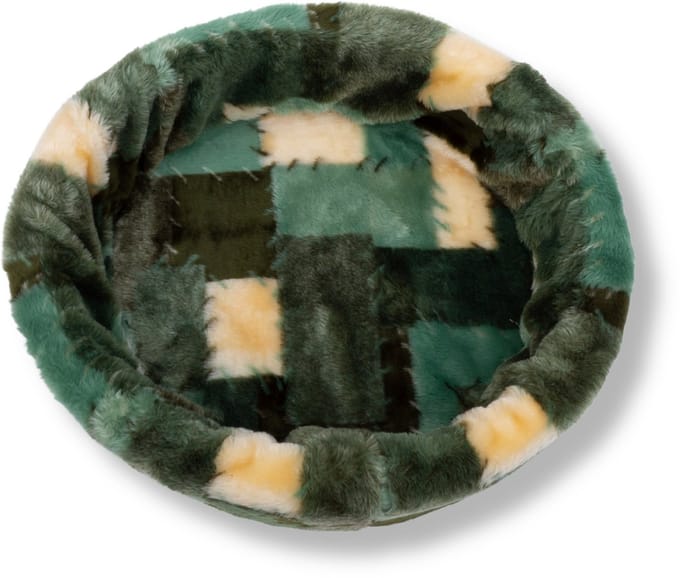 NapZZZ Hondenmand - Mix Blok Groen - 95 x 85 x 22 cm