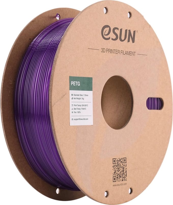 eSun PETG Paars / Purple 1 kg - 1.75mm - 3D printer filament
