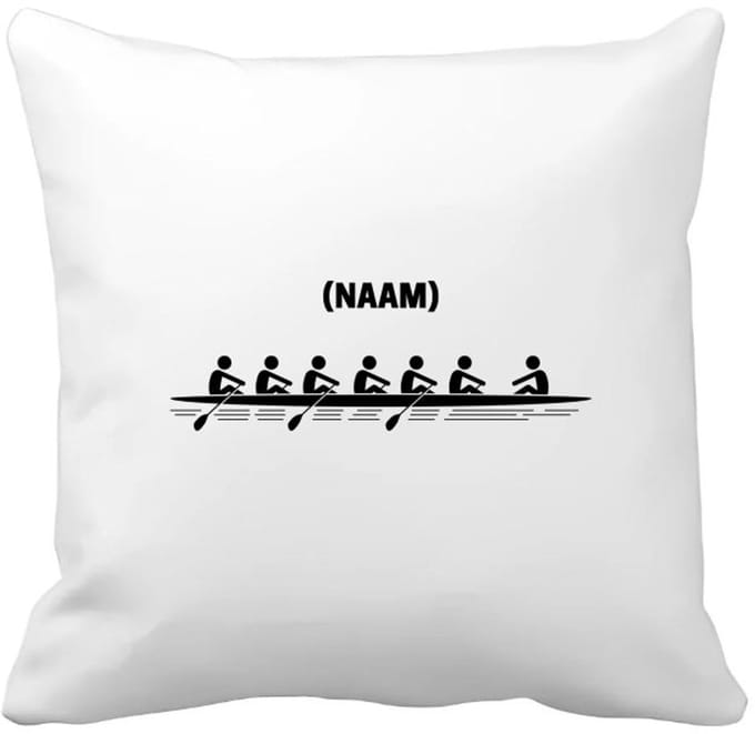 Akyol - roeien met eigen naam Kussen hoes - Sport - roeiers - sport - 40 bij 40 cm