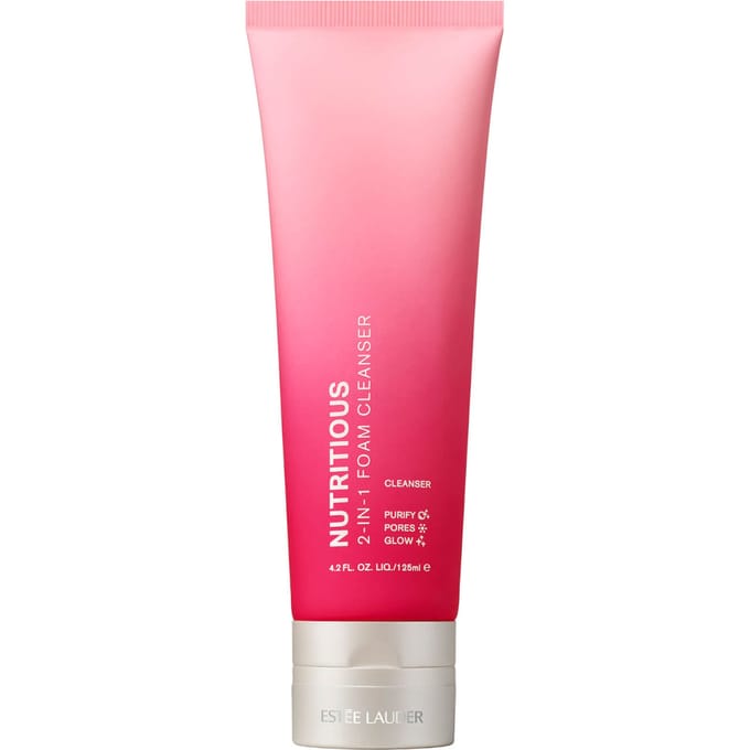 Estée Lauder Nutritious 2-in-1 Schuimreiniger - 4.2 FL.OZ./125ML 4.2 FL.OZ./125ML pink
