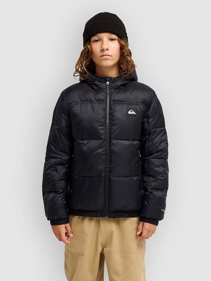 Quiksilver Cold Days Jas Zwart 12 Years Jongen