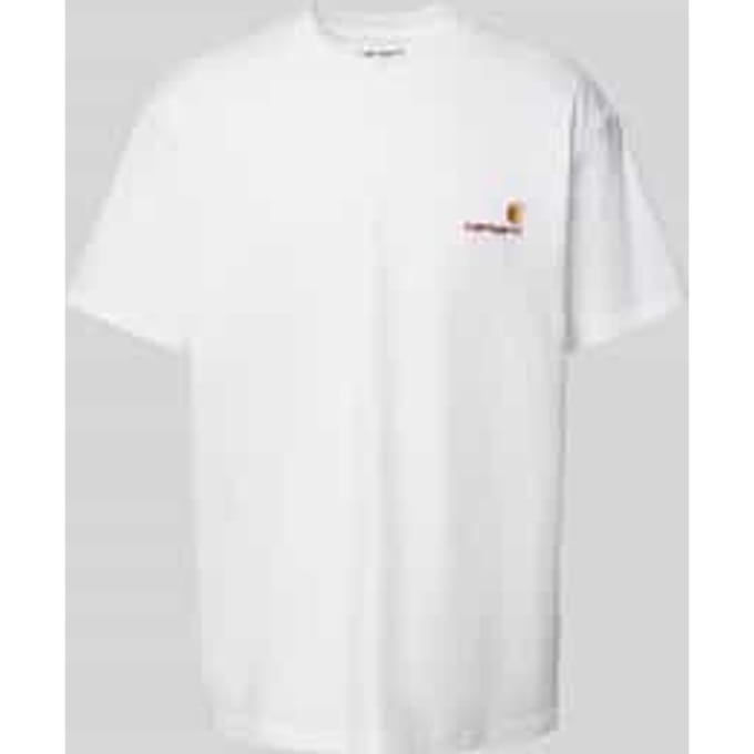 T-shirt met labelstitching