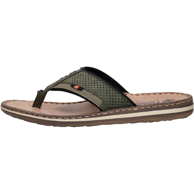 Rieker - Teenslippers Groen 42