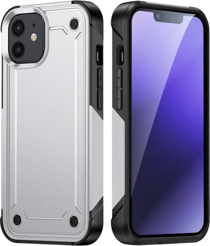 Smartphonica Schokbestendig hoesje voor iPhone 11 shock proof case - Wit geschikt voor iPhone 11