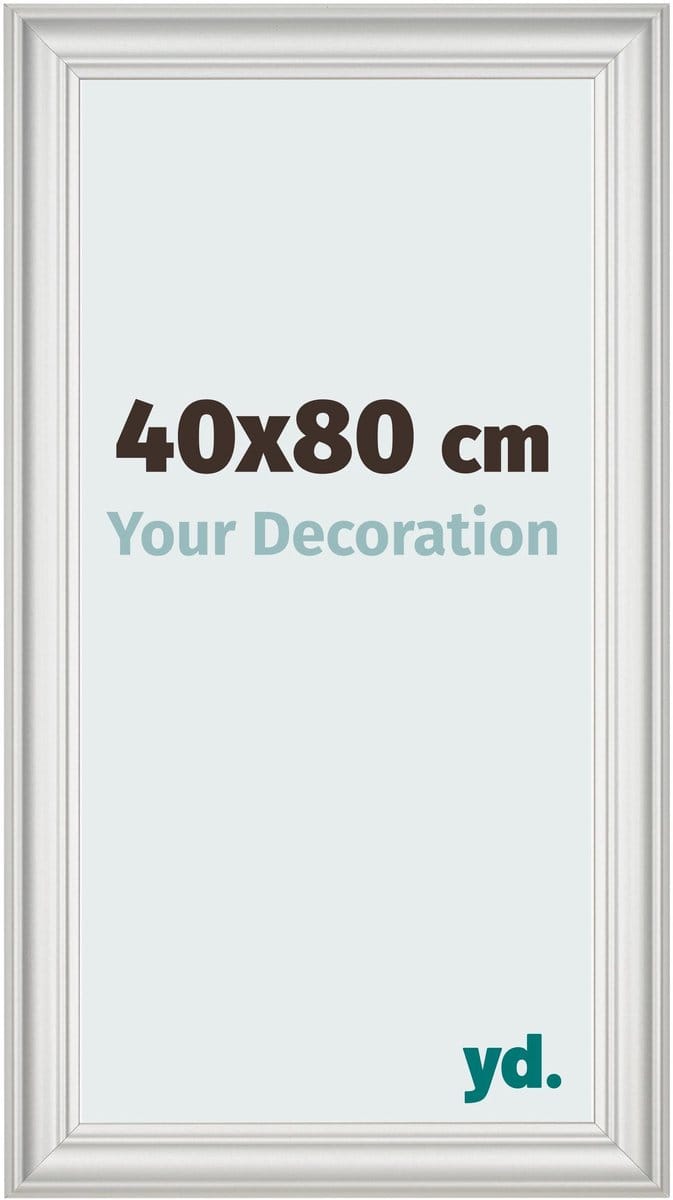 Your Decoration - Fotolijst 40x80 cm - MDF - Wit Geveegd - Lazio