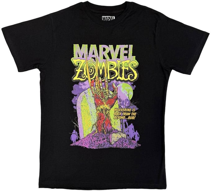 Marvel What If...? - Zombies Hand Heren Tshirt - S - Zwart
