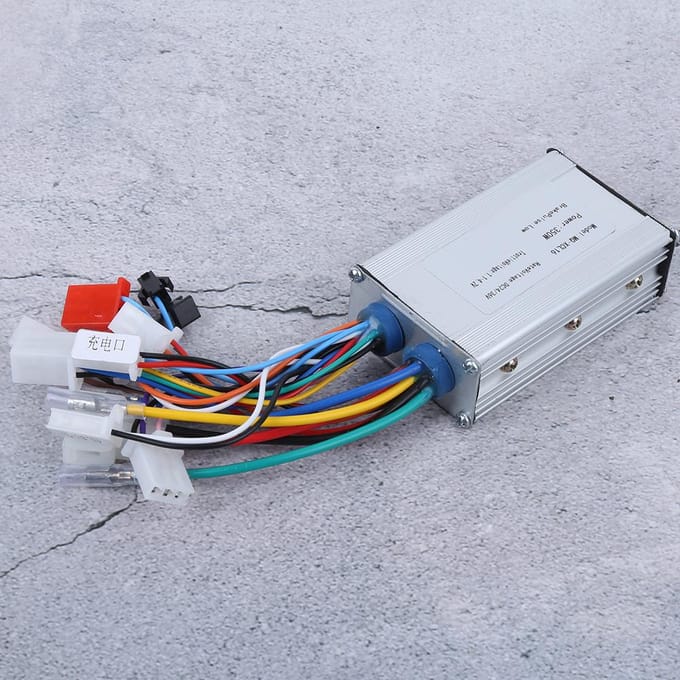 Aluminiumlegering Elektrische Scooter Elektrische Fiets 36V Borstelloze Controller Uitrusting white