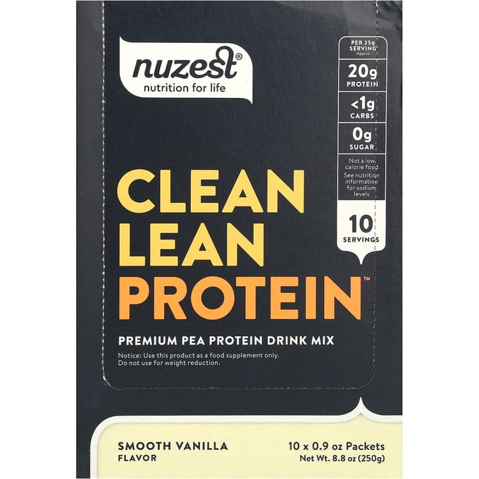Nuzest, Clean Lean Protein, Vanille Douce, 10 Sachets, 0,9 oz (25 grammes) par paquet