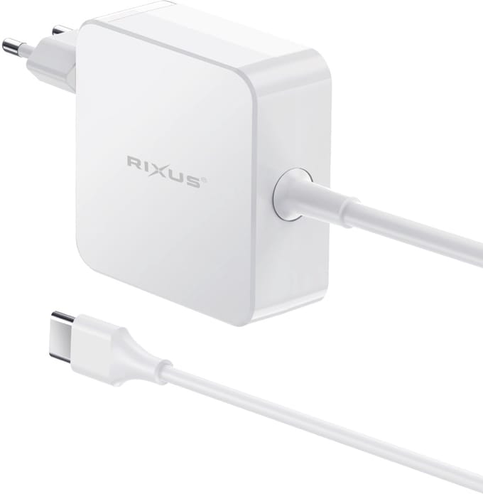 Rixus RXLC93 Universal Laptop Charger 100W 8 Connectors White