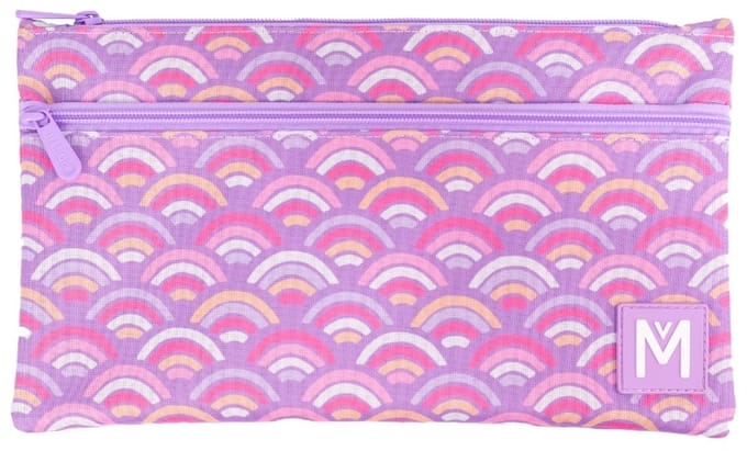 MontiiCo Etui XL - 2 handige vakjes - wasmachinebestendig - Rainbow Roller