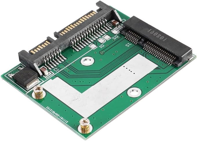 mSATA naar SATA Adapter - SSD Adapter Half Slim Adapter - Computer Upgrade - Korte mSATA SSD's