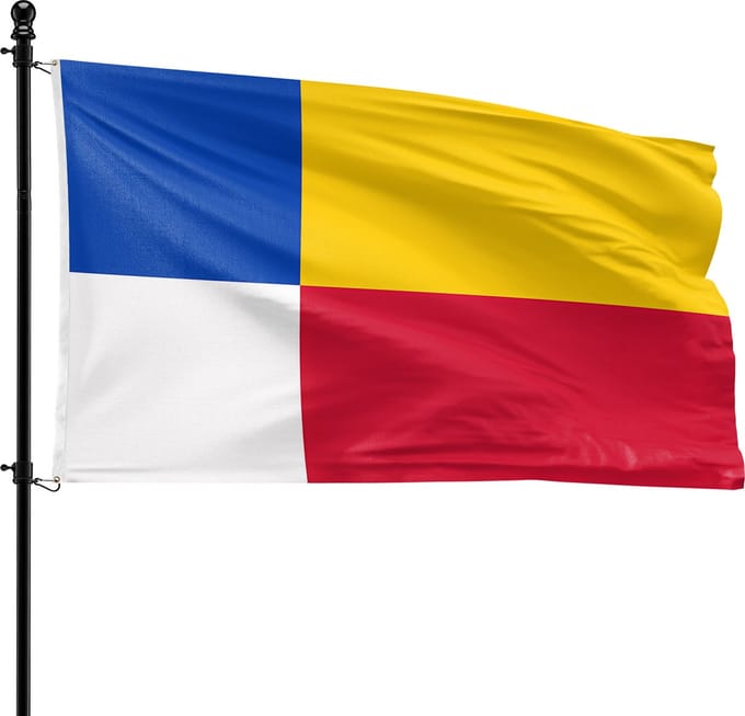 VlagDirect - Heerde vlag - Gemeente Heerde vlag - 90 x 150 cm.