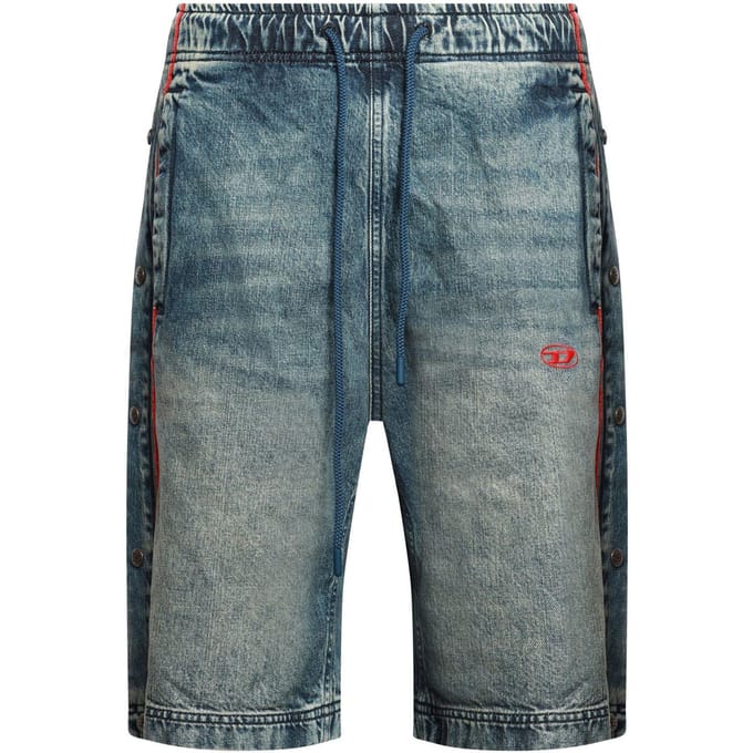 Diesel Heren Axfor Shorts (Blauw Denim)