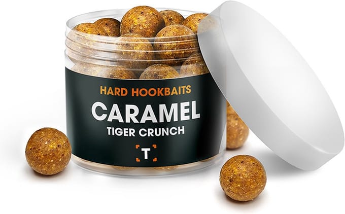 Tijger Crunch Caramel Hard Hookbaits - 15MM - 15, 20 en 24MM - Aas - Karpervissen - Partikels - Karper Aas - Karper Vissen - Karper Voer - Karper