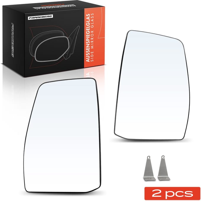 Frankberg 2x Buitenspiegelglas Voor Links Rechts voor FORD