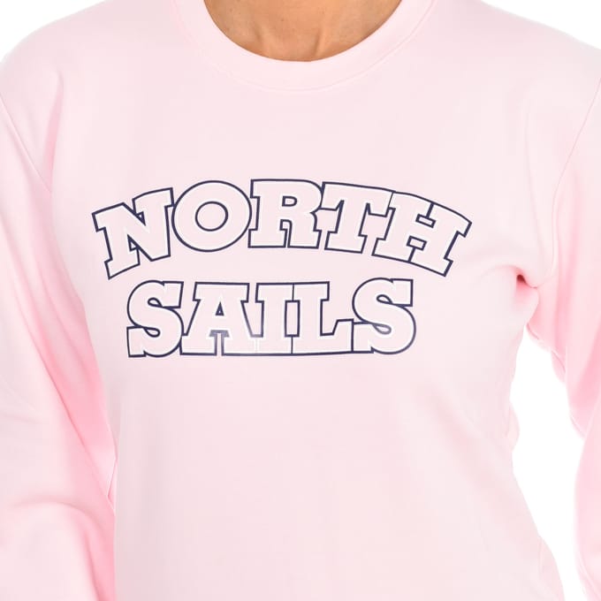 Dames sweatshirt met lange mouwen en ronde hals 9024210