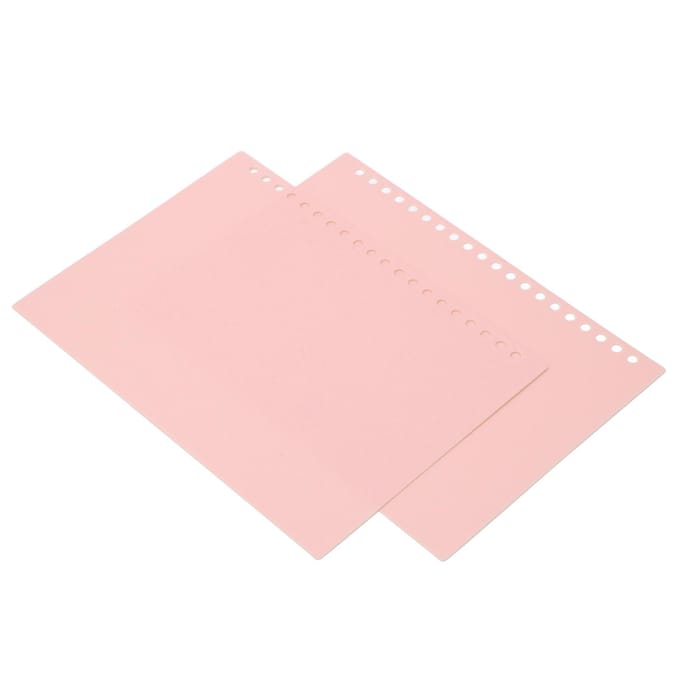 20 Vellen Los Blad Binding Cover A5 20 Gaten Flexibel PP Kunststof Los Blad Presentatie Binding white