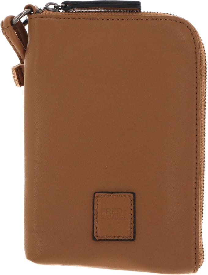 FREDsBRUDER Leren Telefoontasje Schoudertas FB Mobile Bag Iced Coffee Bruine