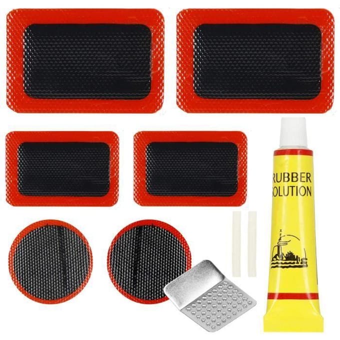 Springos Fietsbanden Reparatieset - Multitool - Etui - Metaal