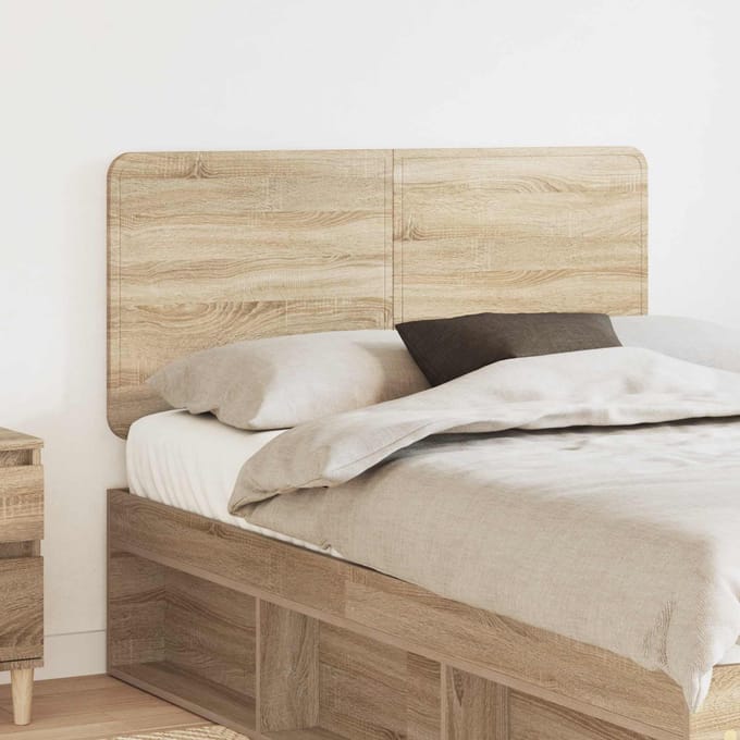 vidaXL Hoofdbord Sonoma Eiken Bewerkt hout