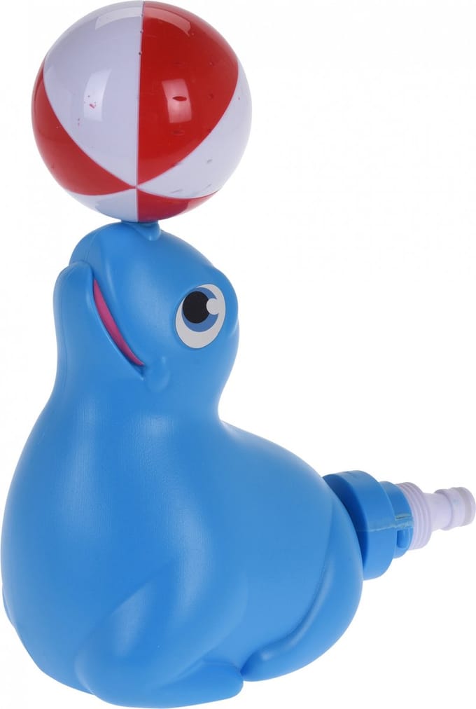 Free And Easy Watersproeier Zeeleeuw Met Bal 25,5 Cm Blauw