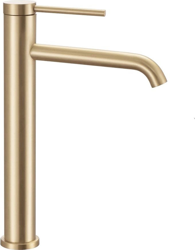Rea Clif Gold Brush High - Wastafelkraan - Goud