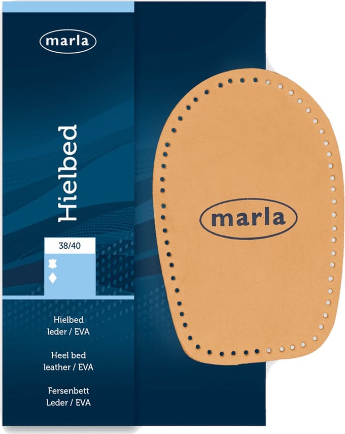 Marla Hielbed - Lederen hielbed hard - Maat 38/40