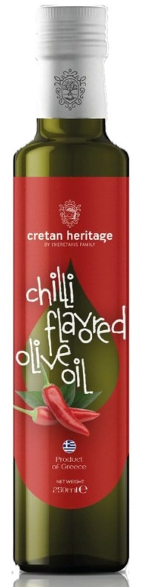 Cretan Heritage Chili Olijfolie 250 ml – Pittige Extra Vierge uit Kreta