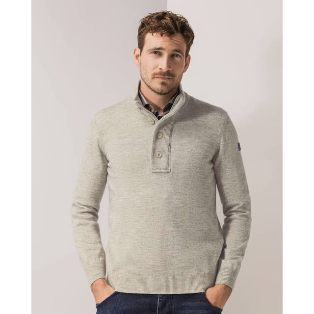 State Of Art Mocker Trui Beige - Maat 3XL - Heren - Pullovers